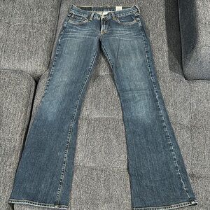 Lucky Brand Blue Flare Wide Leg Jeans